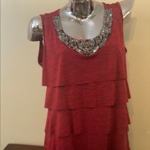 Women’s sequined tank Sz Xl